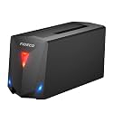 FIDECO Hard Drive Docking Station, USB 3.0 Docking Station for 2.5 3.5 inch SATA HDD SSD, Hard Drive Enclosure with 12V Power Adapter, Support Maximum 18TB Hard Drive