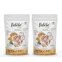 Fidele+ Fresh Dog Wet Food – Grain-Free, All-Natural, No Preservatives, Soft Food for All Life Stages, Chicken &amp; Egg with Vegetables, 100 g × 12 Pack, Perfect Alone or with Dry Food