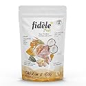 Fidele+ Fresh Dog Wet Food – Grain-Free, All-Natural, No Preservatives, Soft Food for All Life Stages, Chicken &amp; Egg with Vegetables, 100 g × 12 Pack, Perfect Alone or with Dry Food