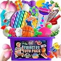 Fidget Pack Box for Boys Girls 4-12, FunKidz Fidget Toys for Kids 5-7 Autistic Sensory Mystery Birthday Gifts in Reusable Portable Treasure Box Nice Party Favors