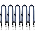 FIEIL 5 Pack Nylon iPad Strap, Adjustable Camera Neck Strap, Comfortable Shoulder Strap for iPad, Cellphone Tablet, Camera, Laptop, Binocular, Luggage Bag(Royal Blue Universal Neck Lanyard)
