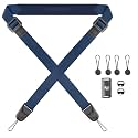 FIEIL Adjustable Camera Strap, Universal Camera Strap with Quick Release and Connection, Comes with Comfortable Silicone Shoulder Pads and Base, Smooth and Sturdy, Strap Width 1''(2.5cm Royal Blue)
