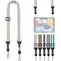 FIEIL Adjustable Shoulder Strap, Comfortable for Camera Neck Lanyard iPad Strap iPad Strap for iPad, Camera, Binocular, Crossbody, Tablet, Laptop, Binocular, Luggage Bag(Multi-Color A42)