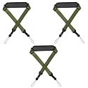 FIEIL Universal Shoulder Strap, Neoprene Padded Bag Strap with Double Adjustable Buckles, Comfortable Neck Lanyard for Camera, Tablet,iPad, Laptop, Binocular, Luggage Bag(3 Pack Army Green)