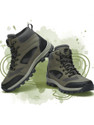 Field Care HIKER Casual Fashion Mid-Top Lace-Up