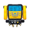 Fieldpiece SM482V Wireless 4-Port SMAN Refrigerant Manifold with Vacuum Gauge – Air Conditioning/Refrigerant Digital Gauges for HVAC & Refrigeration