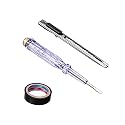 Fielect 1 Suit Circuit Tester Pen Assortment, Voltage Tester Detector Pen with Small Utility Knife, 5m Electrical Tape, 100-500V