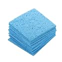 Fielect 10Pcs Soldering Sponge 60mmx60mmx11mm for Iron Tips, Soldering Iron Cleaning Sponge Solder Tip Clean Pads, Blue Square