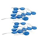 Fielect 20Pcs Radial Lead Disc Varistors AC 510V 14D511K/F7.5/L24 Voltage Dependent Resistors for Electronic Precision Instruments