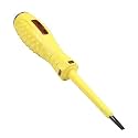 Fielect Circuit Tester, Voltage Tester Pen Screwdriver Electric Test Detector, Slotted Screwdriver Test Pen 100-500V 1pcs