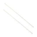 Fielect Clear Acrylic Round Rod, 8mmx250mm, Transparent Clear Plastic Round Rod, Solid PMMA Bar 2pcs