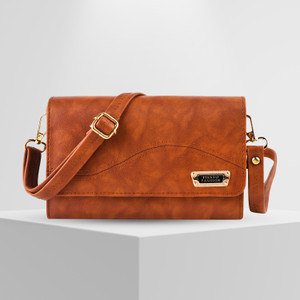 fiesto fashion tan sling bag fst-tan-312