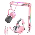 FIFINE Streaming Microphone & Mixer Kit, XLR/USB Dynamic Mic with RGB Adjustable Boom Arm, 3-in-one Gain Knob, 7.1 Surround Sound Mixer with XLR Interface for PC/Podcast/Recording-(AM8PROTP+SC8P)