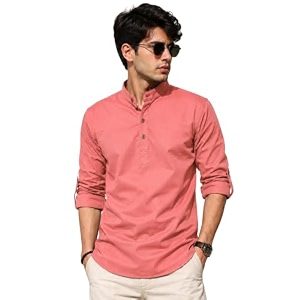 Fifth U Mens Cotton Polyester Blend Solid