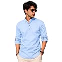 Fifth U Men39s Cotton Polyester Blend Solid