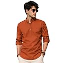 Fifth U Men39s Cotton Polyester Blend Solid