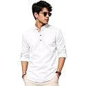 Fifth U Men39s Cotton Polyester Blend Solid