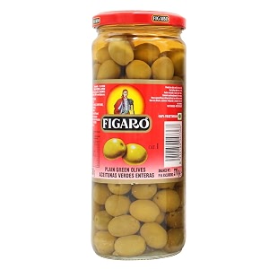 figaro olives figaro green olives plain 450gm