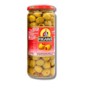 figaro olives figaro green olives stuffed 450gm