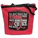 How Strong We Are Darcey Tote Bag for Cancer and Disease Awareness