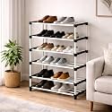 FIGMENT Shoe Rack for Home Foldable Plastic