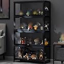 Figure Display Case,Display Cases for Collectibles,Display Cabinet with Acrylic,Quick Installation,Strong Load-Bearing Capacity,Sealed Dustproof,for Playroom, Bedroom. (Col