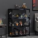 Figure Display Case,Display Cases for Collectibles,Display Cabinet with Acrylic,Quick Installation,Strong Load-Bearing Capacity,Sealed Dustproof,for Playroom, Bedroom. (Col