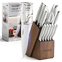 Fikshot 14-Piece Knife Set – German High Carbon Stainless Steel, White