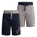 Fila Men's 100% Brushed Jersey Pajama Night Sleep Short, Various Pack Size Options (Single Pack or 2 Pack)