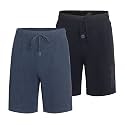 Fila Men's 100% Brushed Jersey Pajama Night Sleep Short, Various Pack Size Options (Single Pack or 2 Pack)