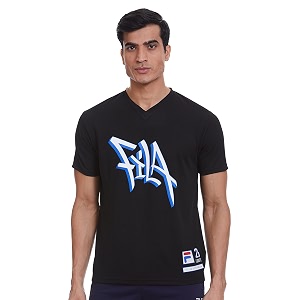 FILA Mens Printed Regular Fit T-Shirt