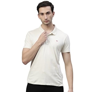 Fila Mens Solid Regular Fit Polo Shirt