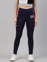 FILA Women Solid Blue Track Pants