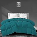 Filbert - All Season 250 GSM Comforter Super Soft Fluffy Comforter (90" x 90" Inches/228cm x 228cm) - Queen Size Comforter|Teal