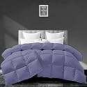 Filbert - All Season 250 GSM Comforter Super Soft Fluffy Comforter (90" x 100" Inches/228cm x 254cm) - Double Bed Comforter|Medium Blue