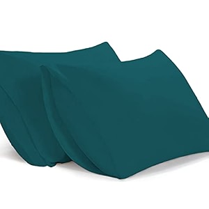 filbert - queen size microfiber 2034 x 3034 inches51cm x 76cm pillow covers - set of 2teal