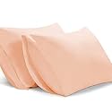 Filbert - Queen Size Microfiber (20" x 30" Inches/51cm x 76cm) Pillow Covers - Set of 2|Peach
