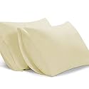 Filbert - Queen Size Microfiber (20" x 30" Inches/51cm x 76cm) Pillow Covers - Set of 2|Ivory