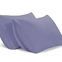 Filbert - Queen Size Microfiber (20" x 30" Inches/51cm x 76cm) Pillow Covers - Set of 2|Medium Blue
