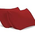 Filbert - Queen Size Microfiber (20" x 30" Inches/51cm x 76cm) Pillow Covers - Set of 2|Burgundy
