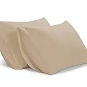 Filbert - Standard Size Microfiber (18" x 28" Inches/46cm x 71cm) Pillow Covers - Set of 2|Beige