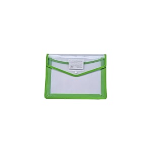 file bag  multipurpose document holder with secure button closure amp name card holder  expandable file folder for office school amp business use green