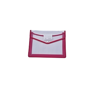 file bag  multipurpose document holder with secure button closure amp name card holder  expandable file folder for office school amp business use pink