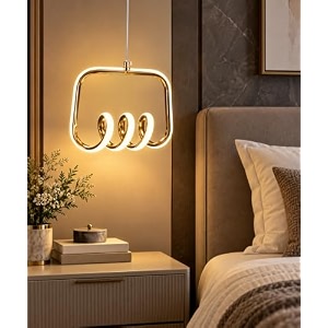 filliska 3 in1 colour changing led luxurious hangingpendant light frenchgold-l06