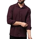 FILO HEVIS Mens Casual Button Down Popcorn