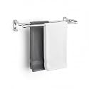 Filox 24 inch Stainless Steel Towel Hanger | Wall-Mounted Bathroom Organiser | Bathroom Holder & Towel Bar Combo | Space-Saving Hanger | Rust Resistant