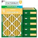Filterbuy 12.5x21x4 Air Filter MERV 11 Pet &amp; Allergy Defense (6-Pack)