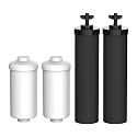 Filterlogic Gravity Water Filter, Replacement for Berkey® BB9-2® &amp; PF-2®