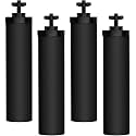 Filterlogic Gravity Water Filter, Replacement for Berkey® BB9-2®, 4 Pack