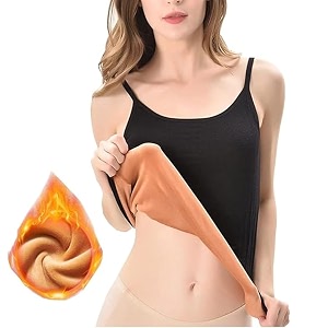 women39s thermal underwear tops velvet camisole apricot sexy stretchy slim-fit body shaper vest shirt suitable for 40-65 kg weight size s m l bust size  66 to 130 cm